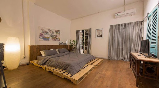Giường gỗ pallet: Lựa chọn tiết kiệm mà vẫn bao xinh, đến hot streamer Linh Ngọc Đàm cũng mê mệt